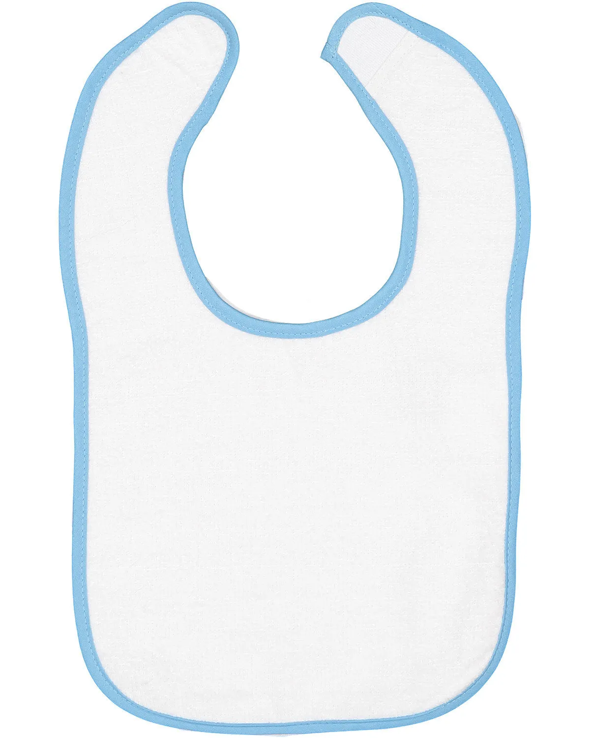 1003 Rabbit Skins Infant Contrast Trim Terry Bib