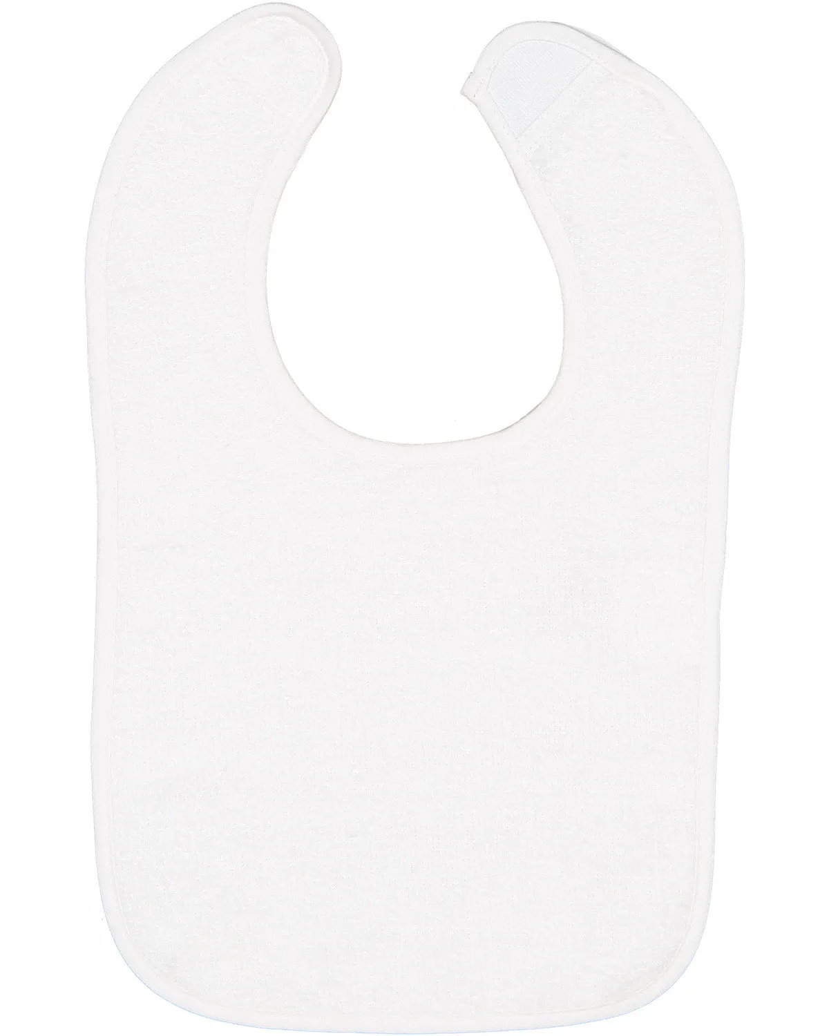 1003 Rabbit Skins Infant Contrast Trim Terry Bib