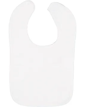 1003 Rabbit Skins Infant Contrast Trim Terry Bib