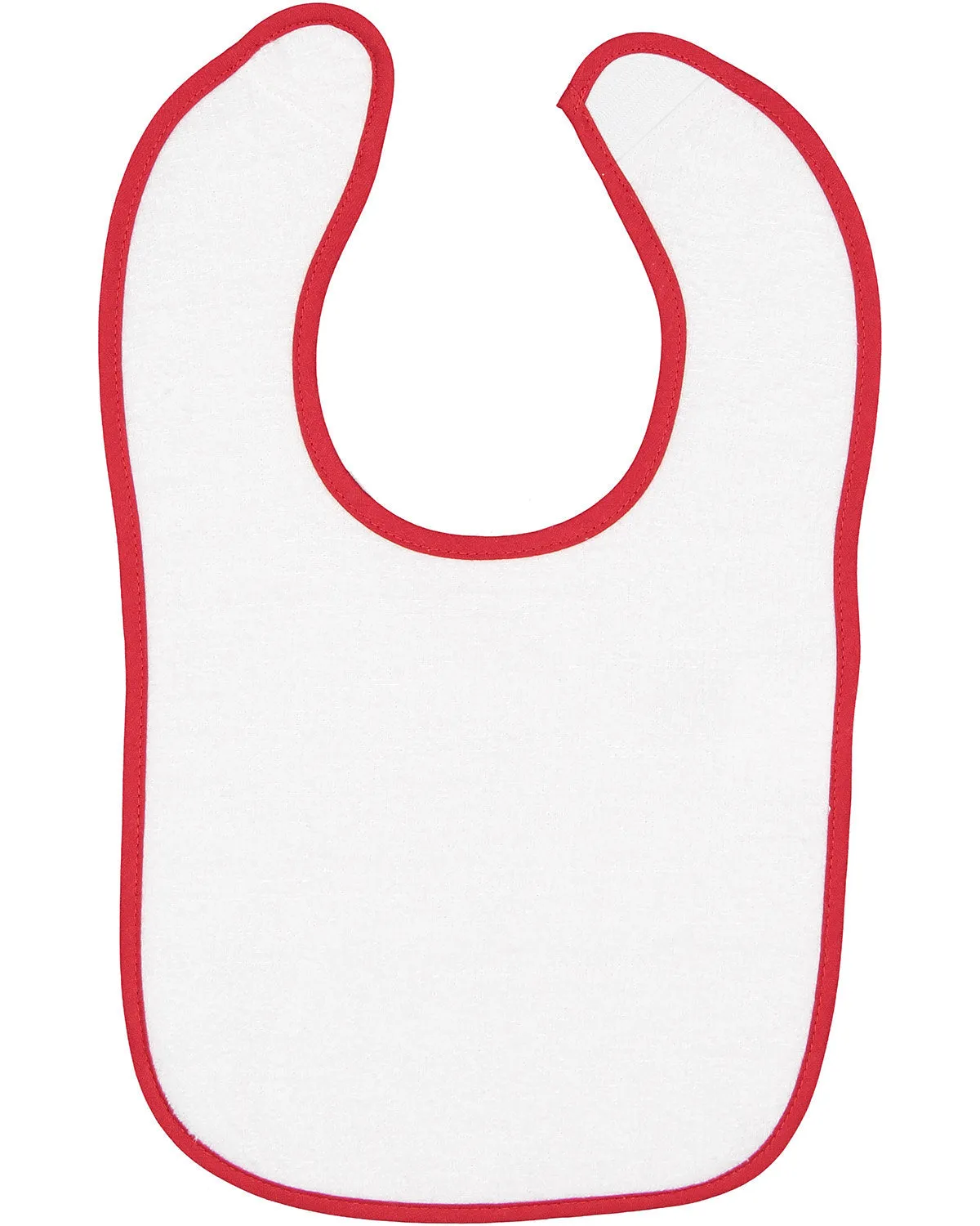 1003 Rabbit Skins Infant Contrast Trim Terry Bib