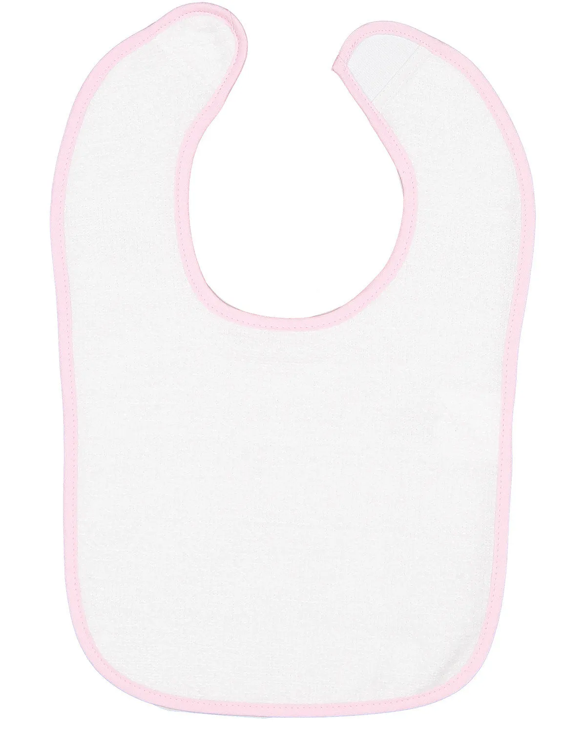 1003 Rabbit Skins Infant Contrast Trim Terry Bib