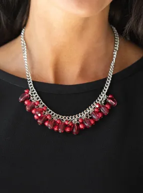 5th Avenue Flirtation Red Necklace Set