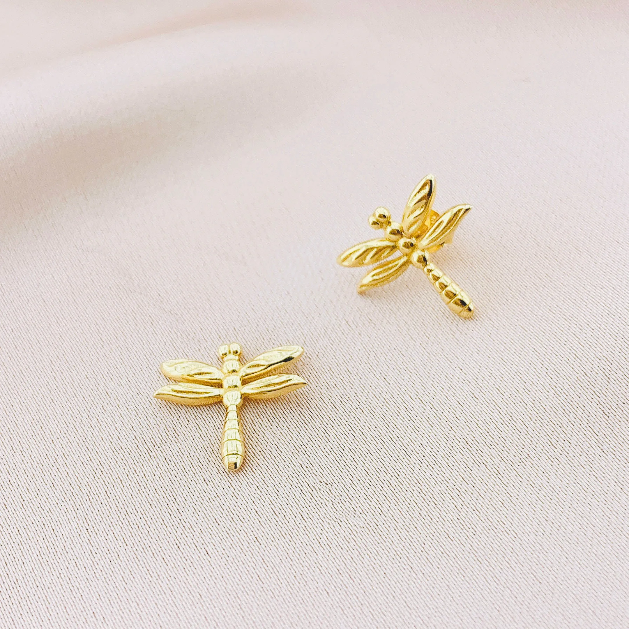 925 Silver Dragonfly Stud Earring