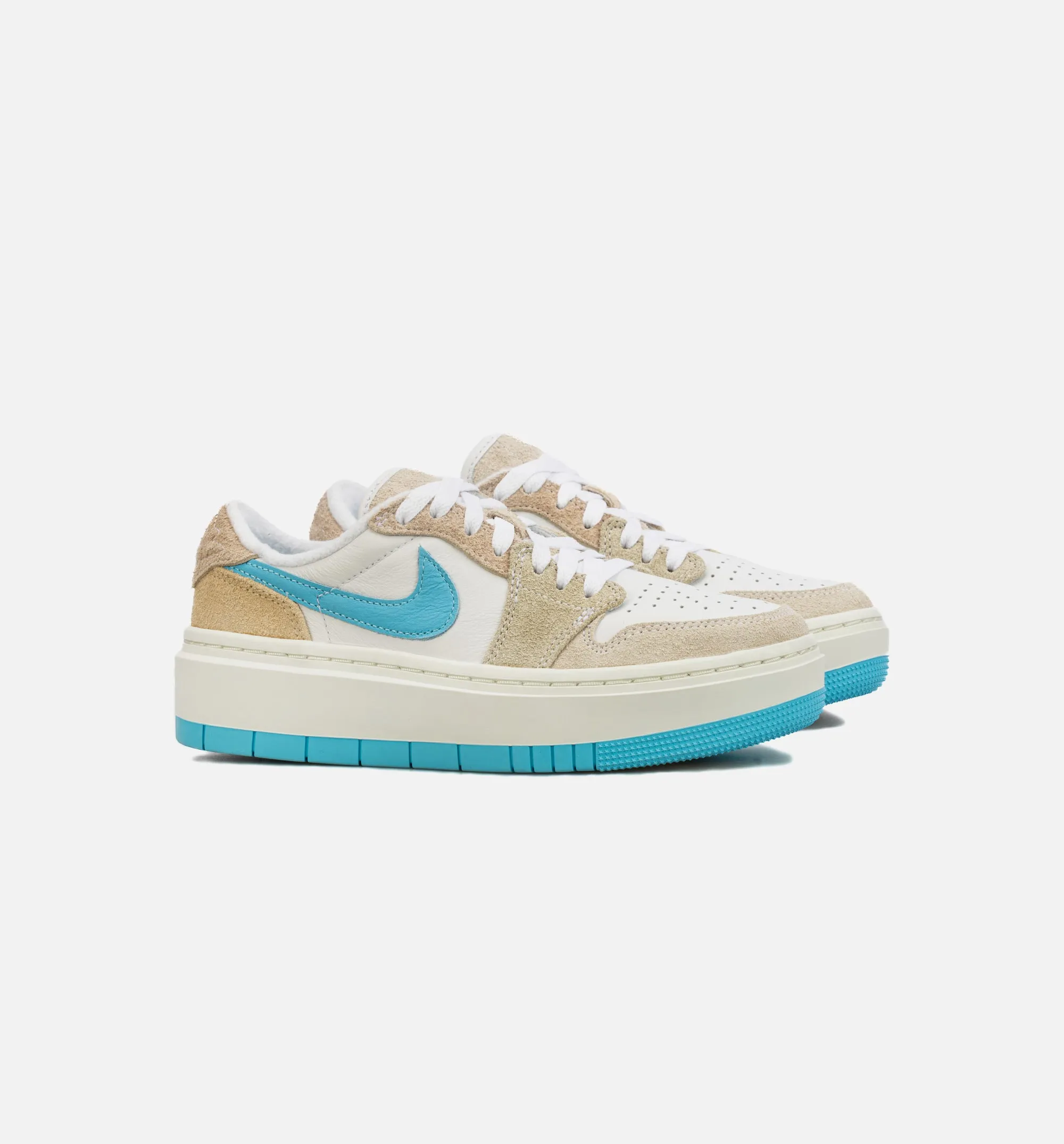 Air Jordan 1 Elevate Low Salt Lake City Womens Lifestyle Shoe - Beige/Blue