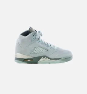 Air Jordan 5 Retro Bluebird Womens Lifestyle Shoe - Photo Blue/Football Grey/Metallic Silver/White Limit One Per Customer