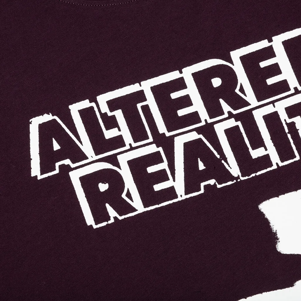 Altered Reality Tee - Dark Aubergine