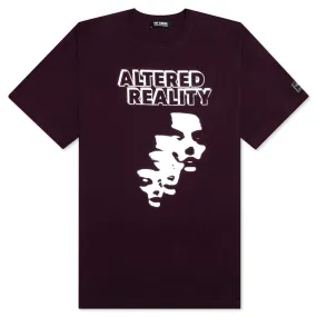 Altered Reality Tee - Dark Aubergine