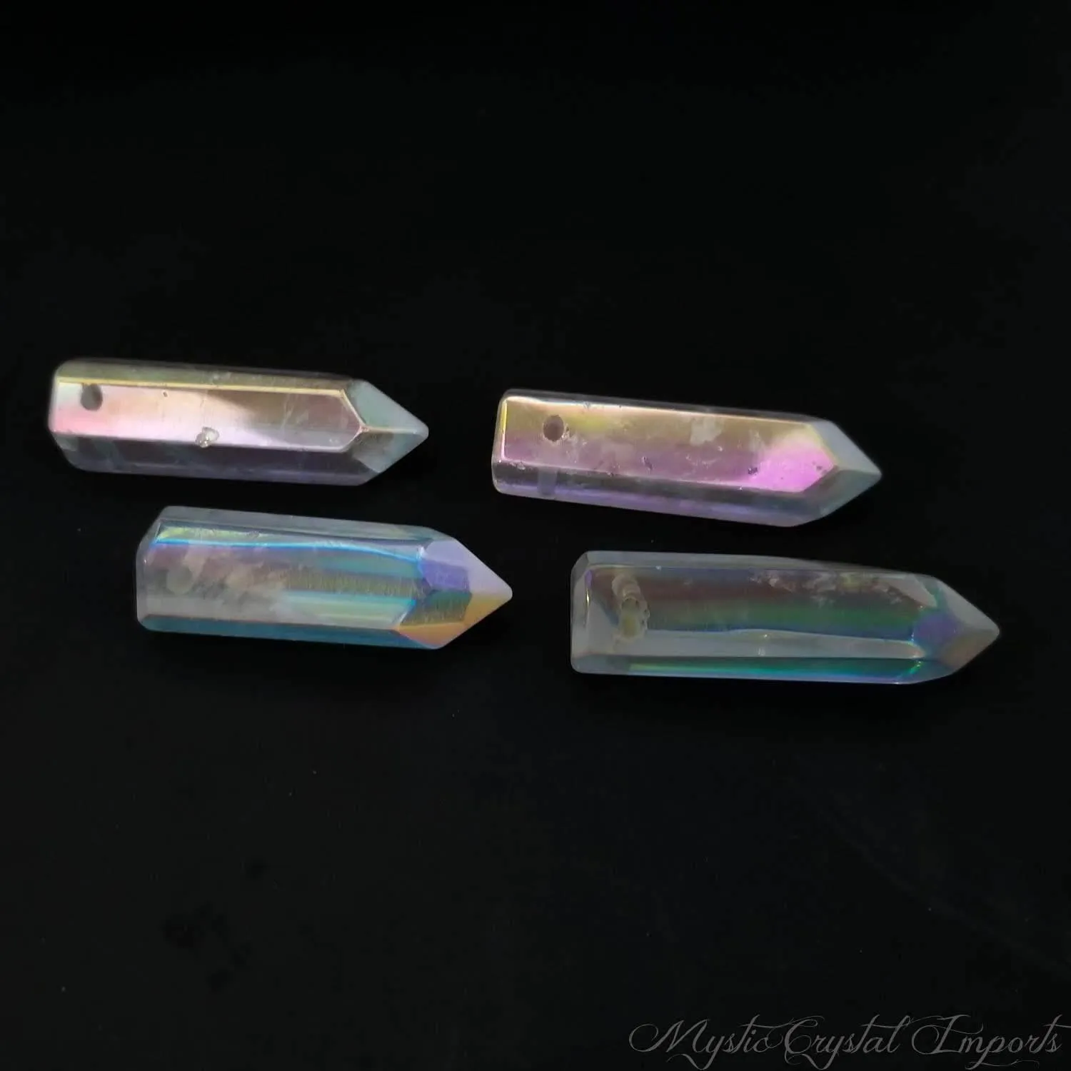 Angel Aura Quartz Crystal Point(s) - Polished