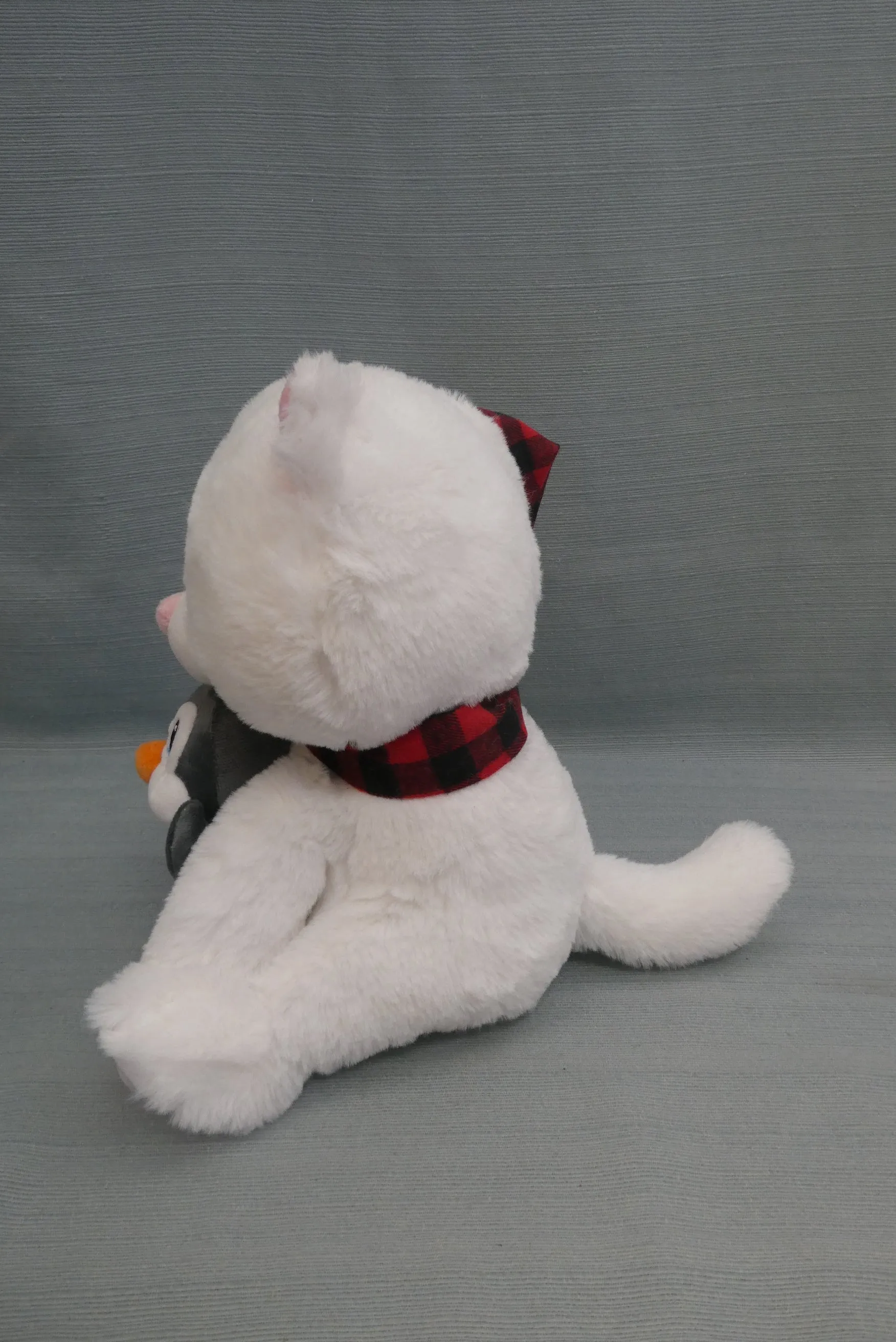 Animated Polar Bear and Penguin Plush Toy - Very Good Condition