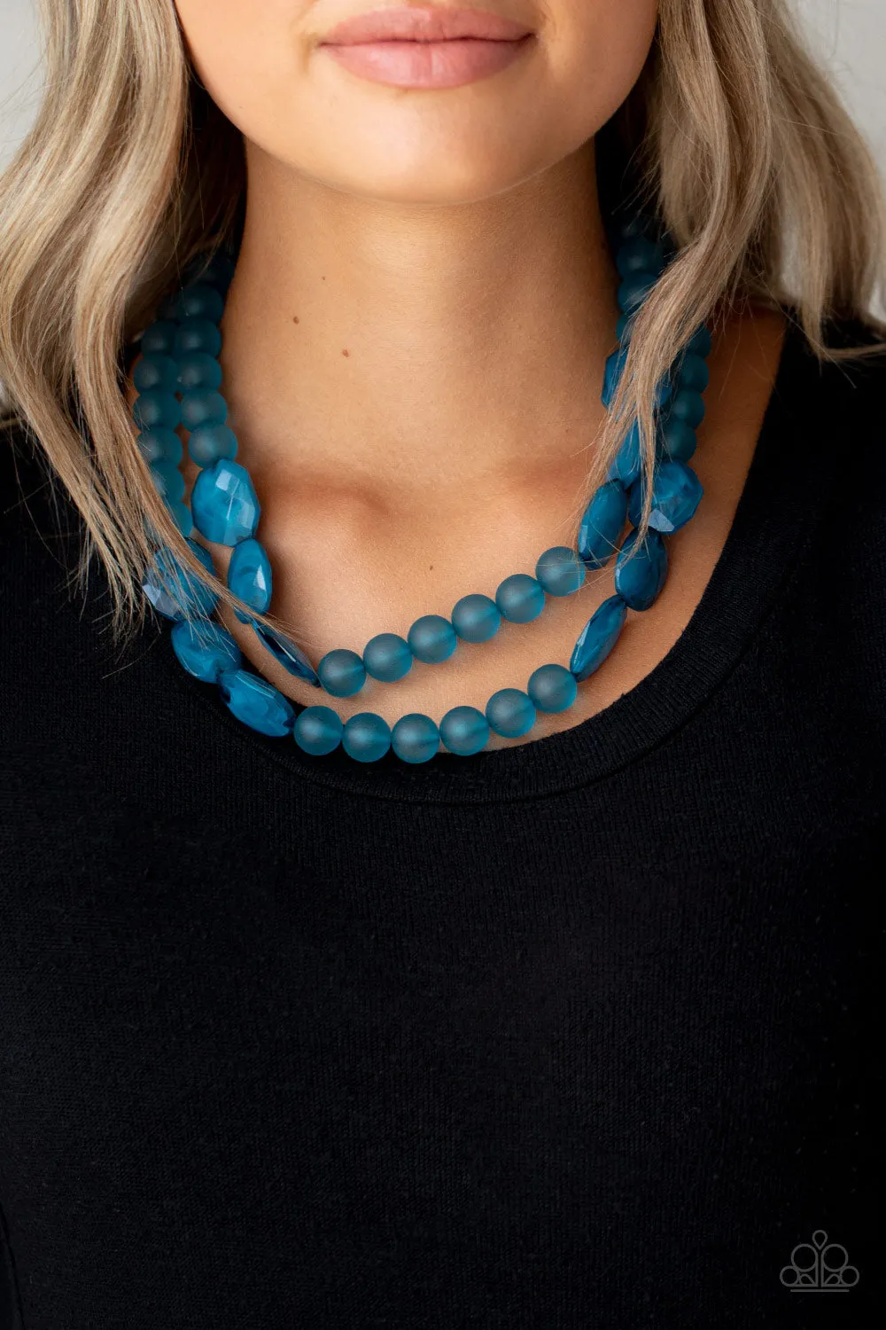 Arctic Art - Blue Paparazzi Necklace