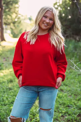 Ashton Crewneck-Red