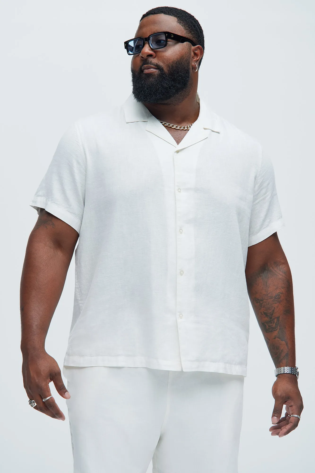 Bahamas Linen Shirt - White