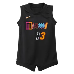 Bam Adebayo Nike Miami HEAT Mashup Onesie Jersey