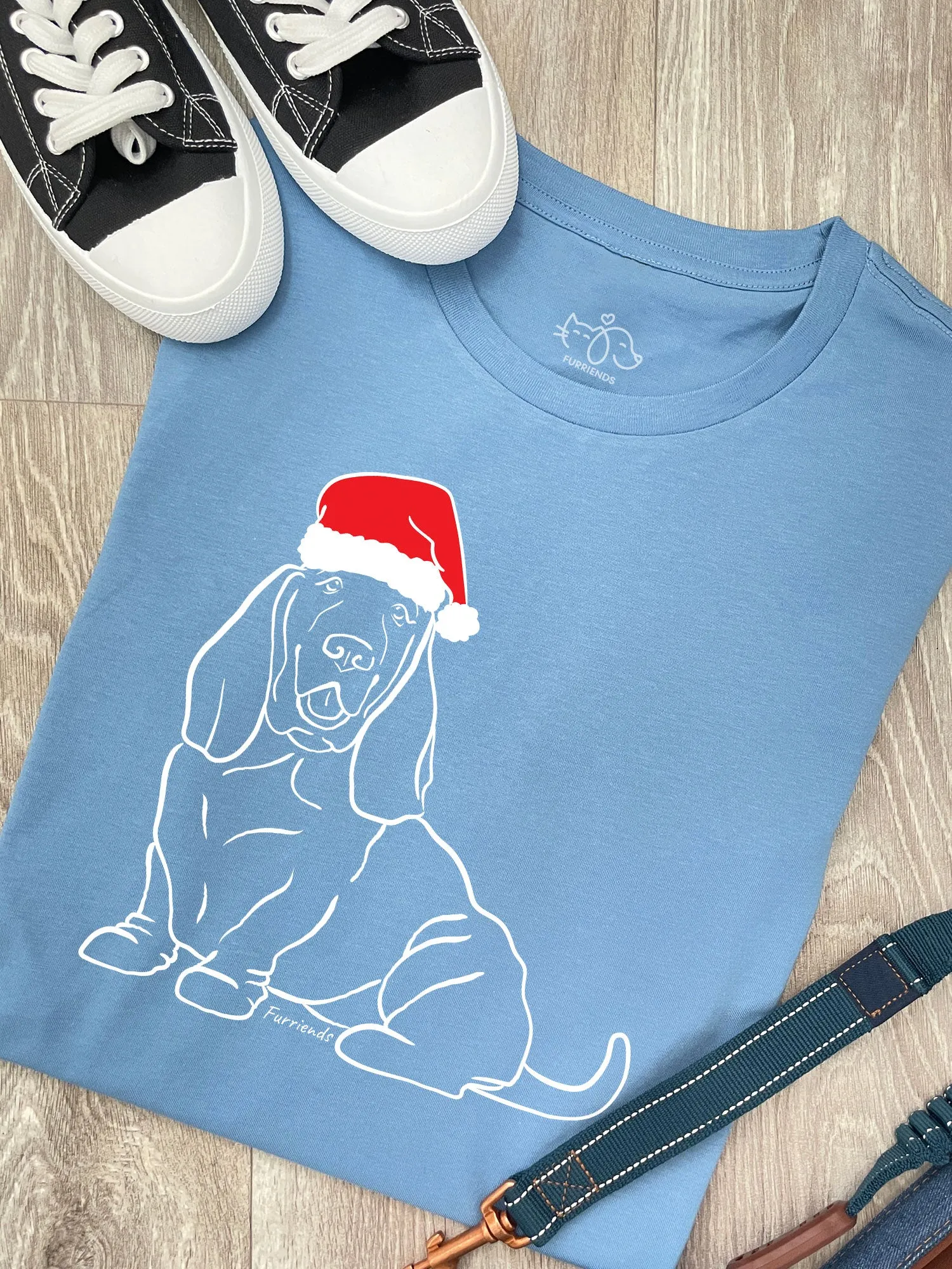 Basset Hound Christmas Edition Ava Women's Regular Fit Tee