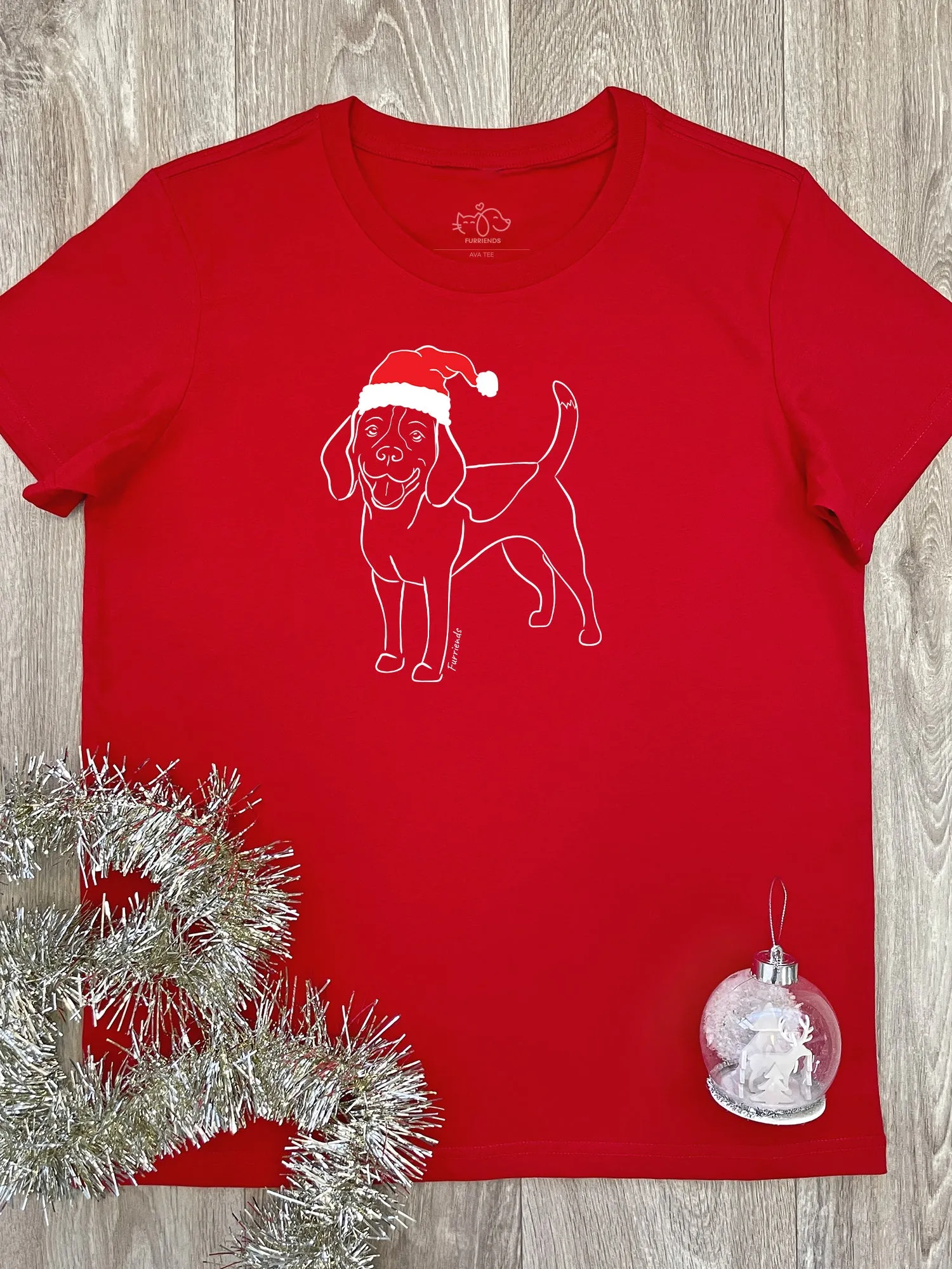 Beagle Christmas Edition Ava Women's Regular Fit Tee