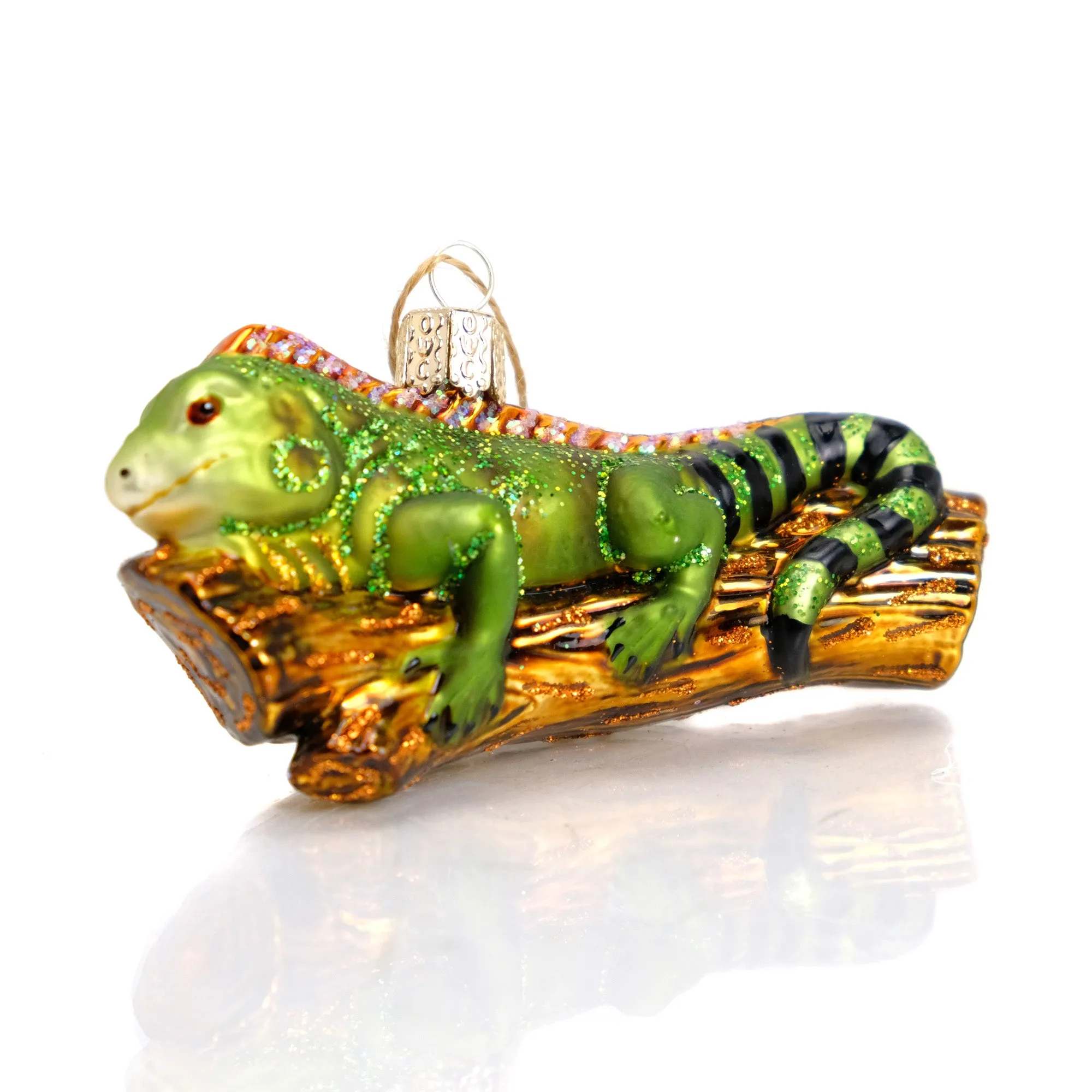 Bearded Dragon Lounging Lizard Ornament