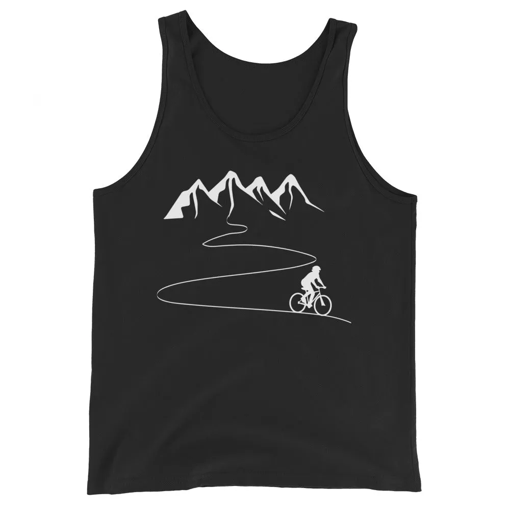 Berge - Kurve Linie - Radfahren -   - Men’s Staple Tank Top | Bella   Canvas 3480