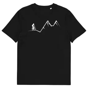 Berge - Radfahren - (F) (12) - Unisex Organic Cotton T-Shirt | Stanley/Stella STTU755