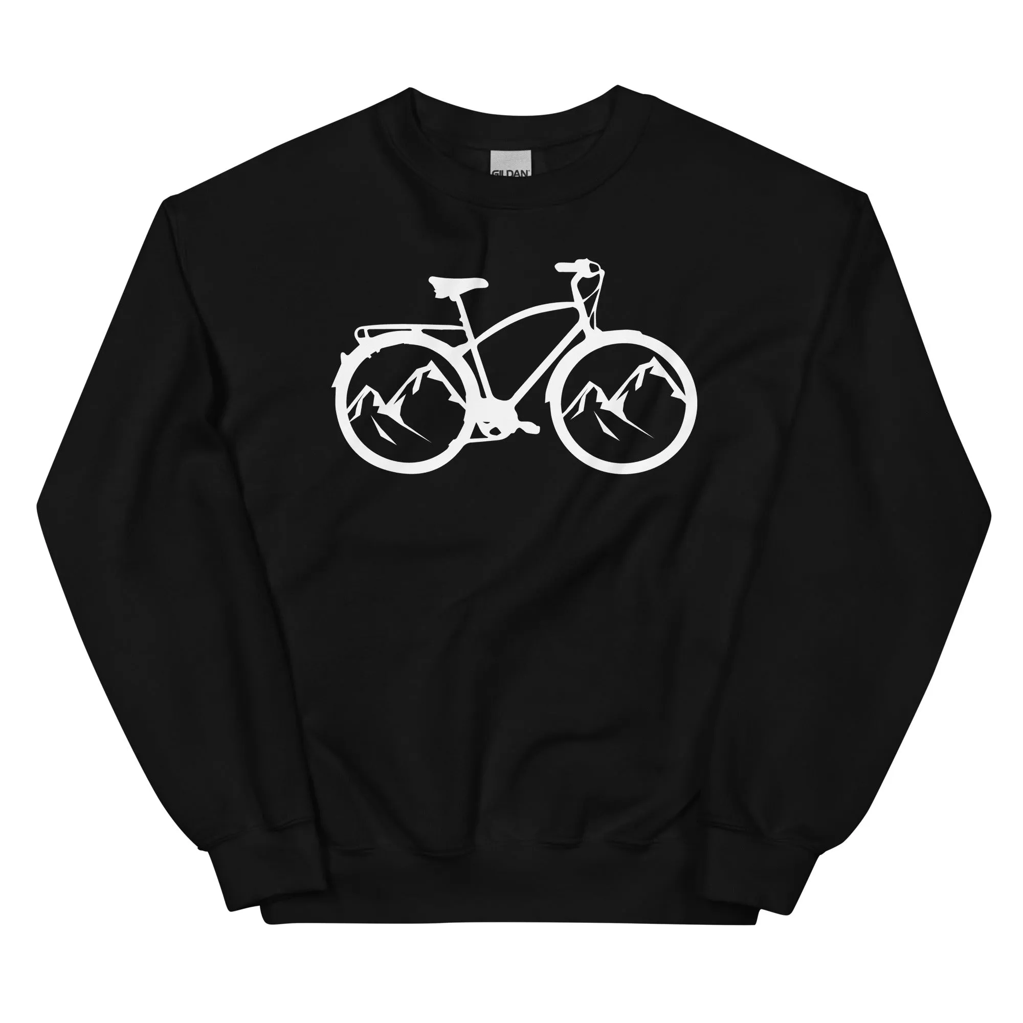 Berge_-_Radfahren_-_(F)_(17) - Unisex Crew Neck Sweatshirt | Gildan 18000