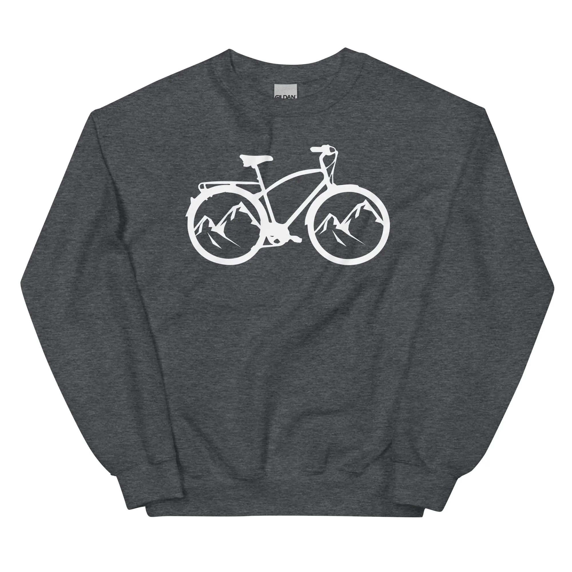 Berge_-_Radfahren_-_(F)_(17) - Unisex Crew Neck Sweatshirt | Gildan 18000