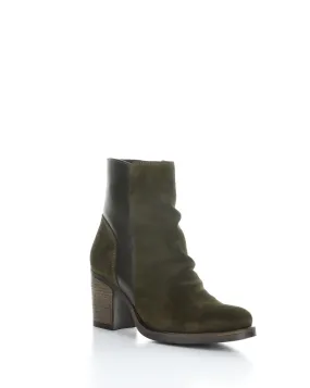 BIBOS OLIVE Round Toe Boots