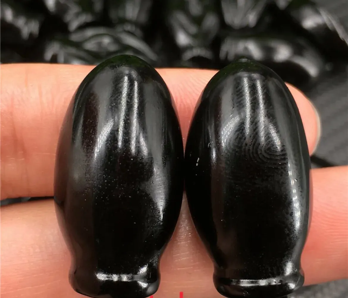 Black Obsidian Vagina Figurine