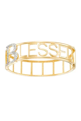 Blessed Nameplate Bangle