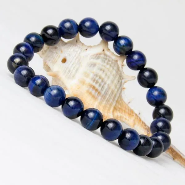 Blue Tiger Eye Bracelet