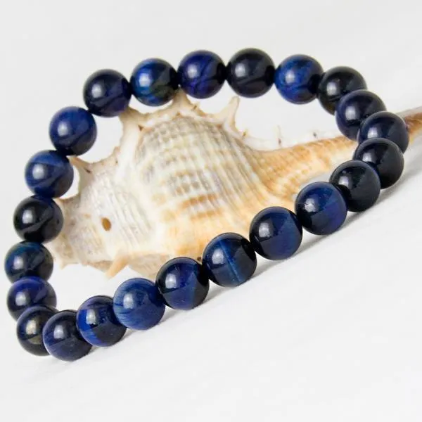 Blue Tiger Eye Bracelet