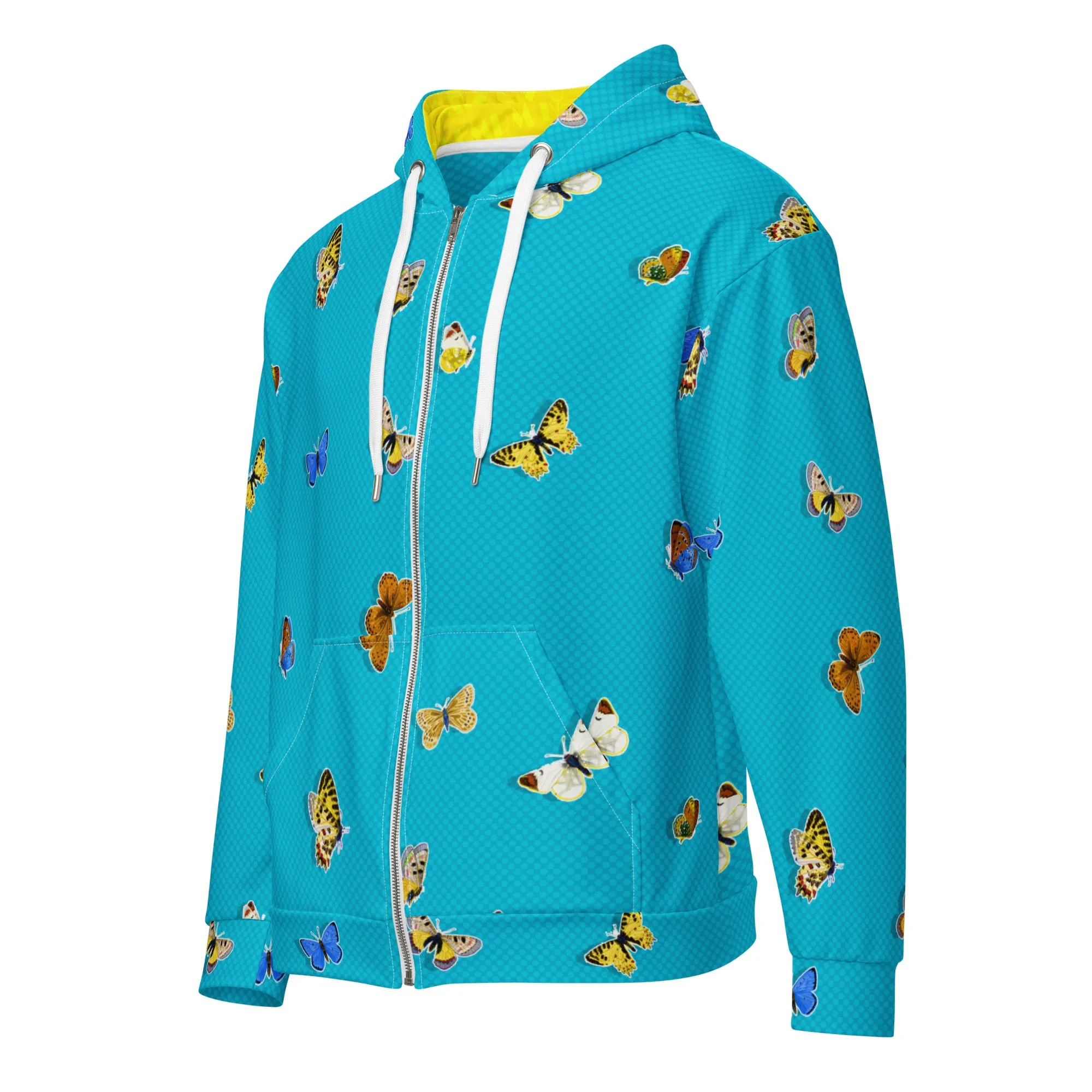 Butterfly Medley Unisex zip hoodie