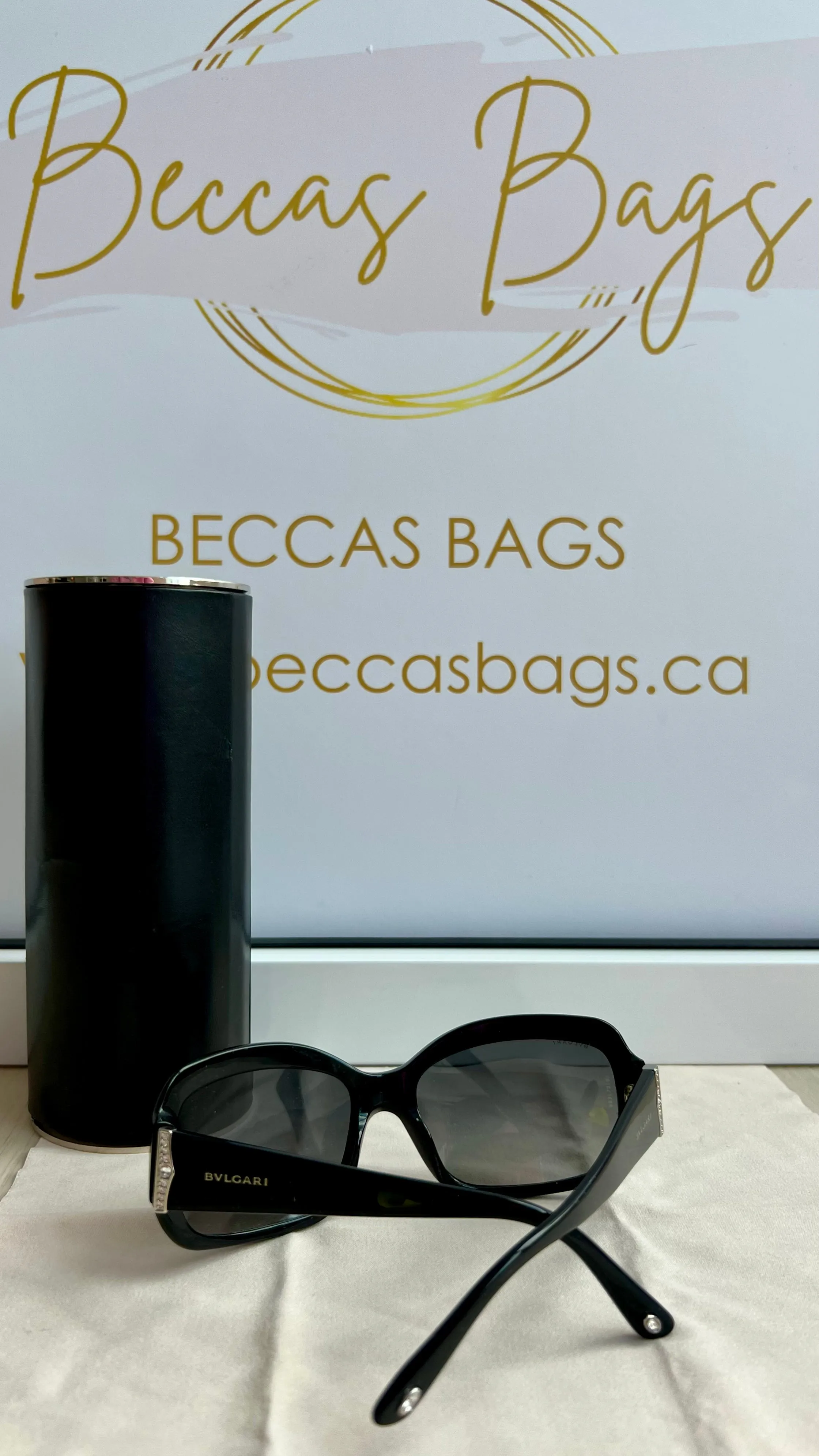 Bvlgari Crystal Sunglasses