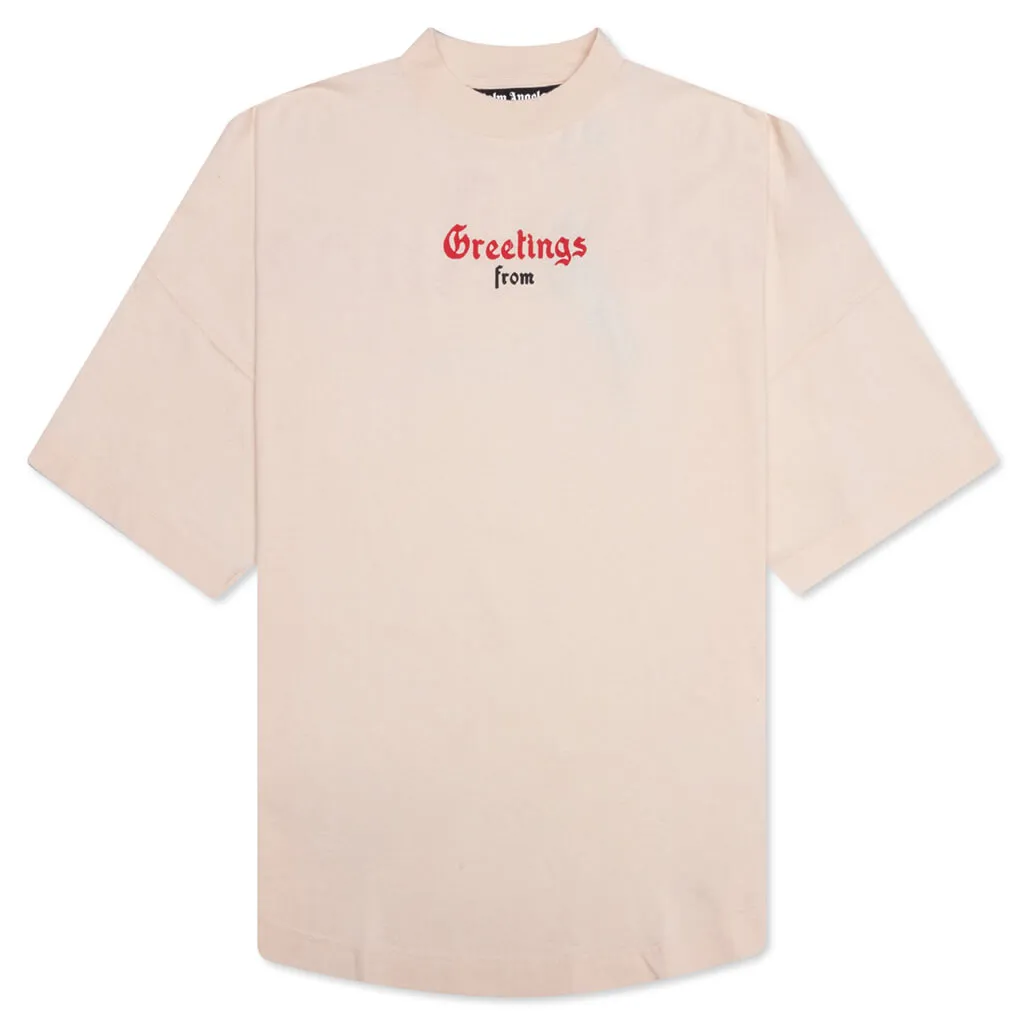 California Logo Over Tee - Off-White