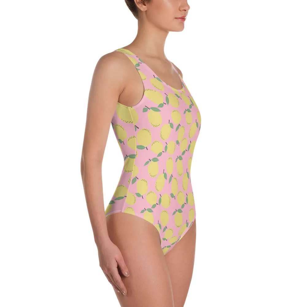 Caribbean Citrus One-Piece Swimsuit