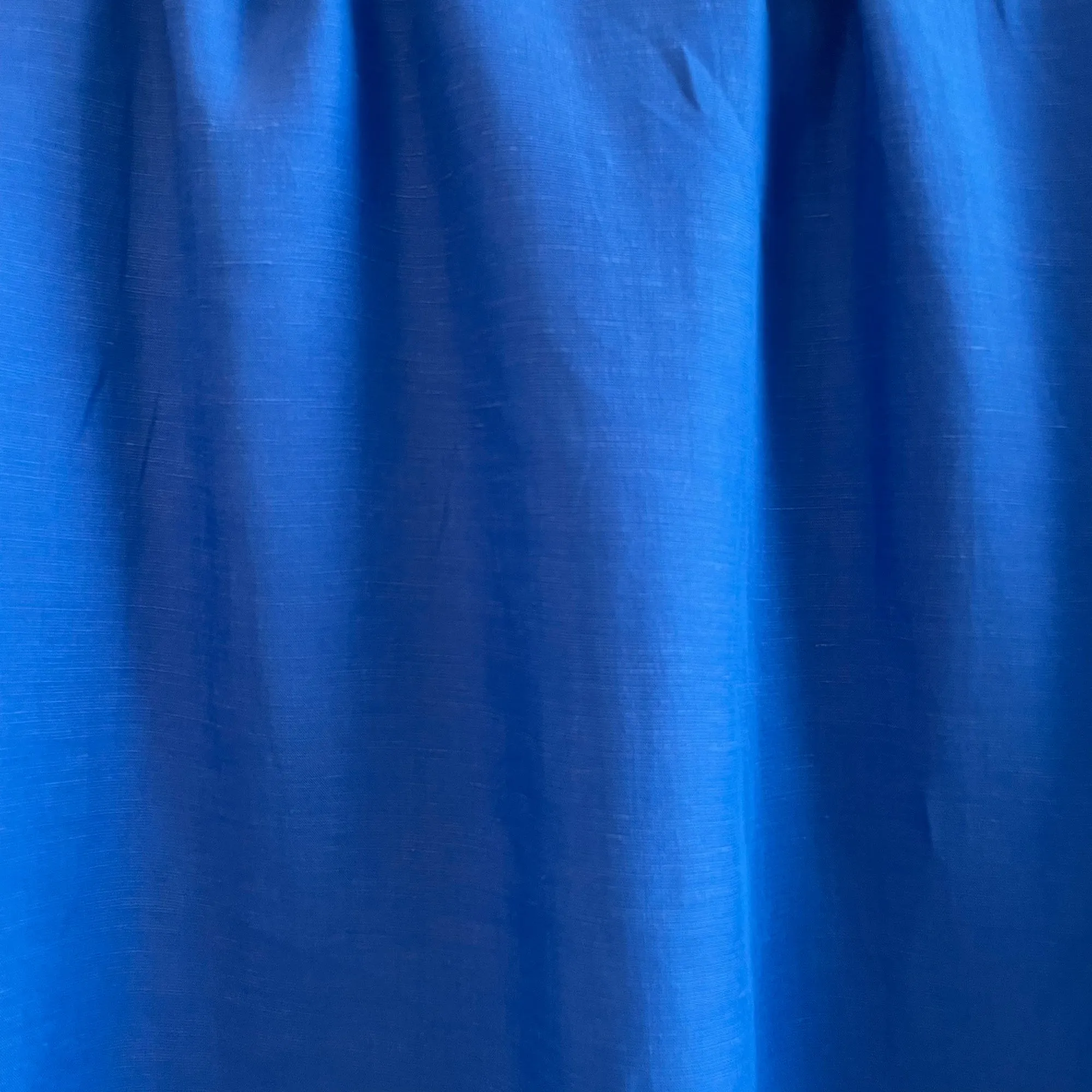 Cerulean Rayon Linen Blend - Designer Deadstock