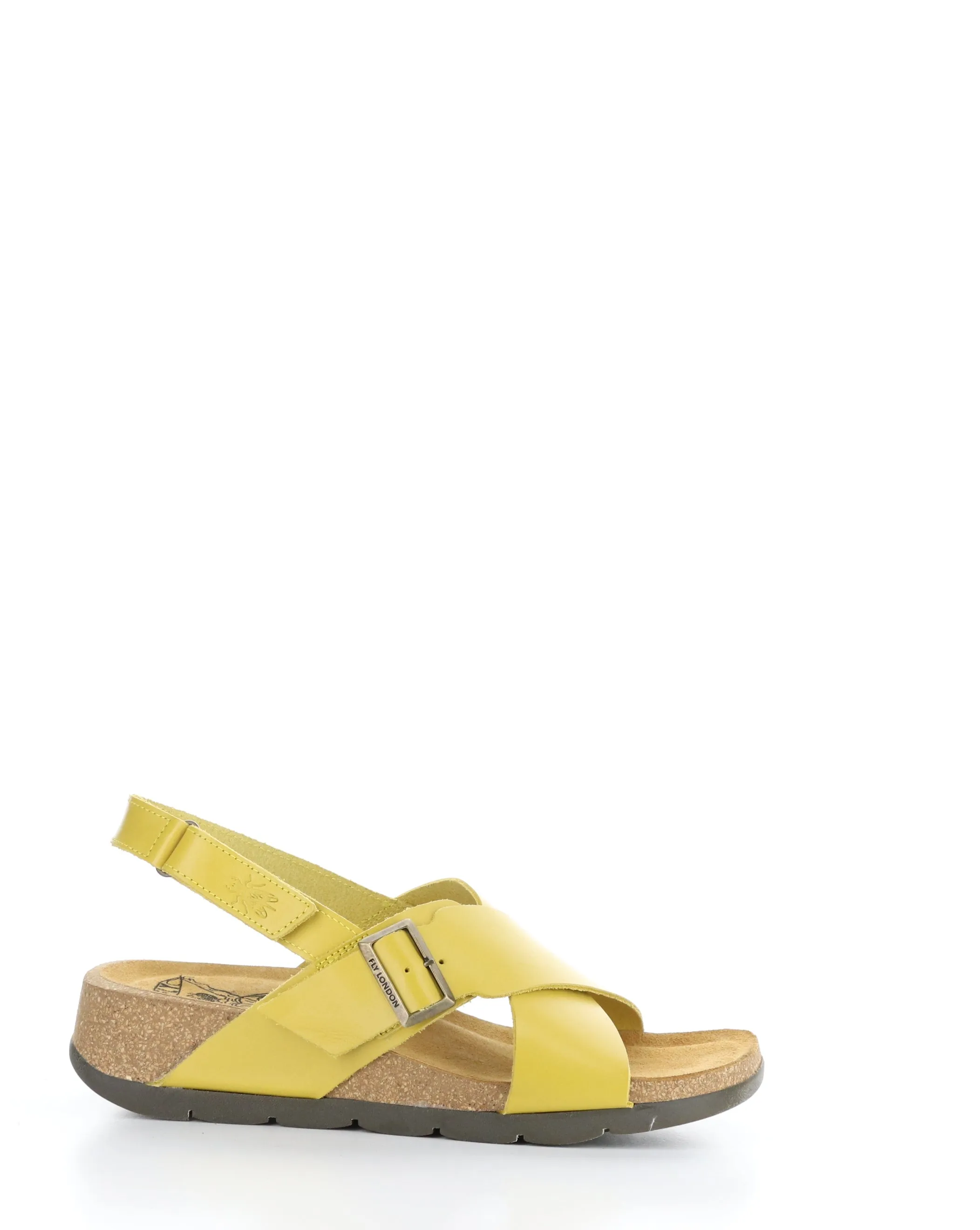 CHLO852FLY 007 MUSTARD Velcro Sandals