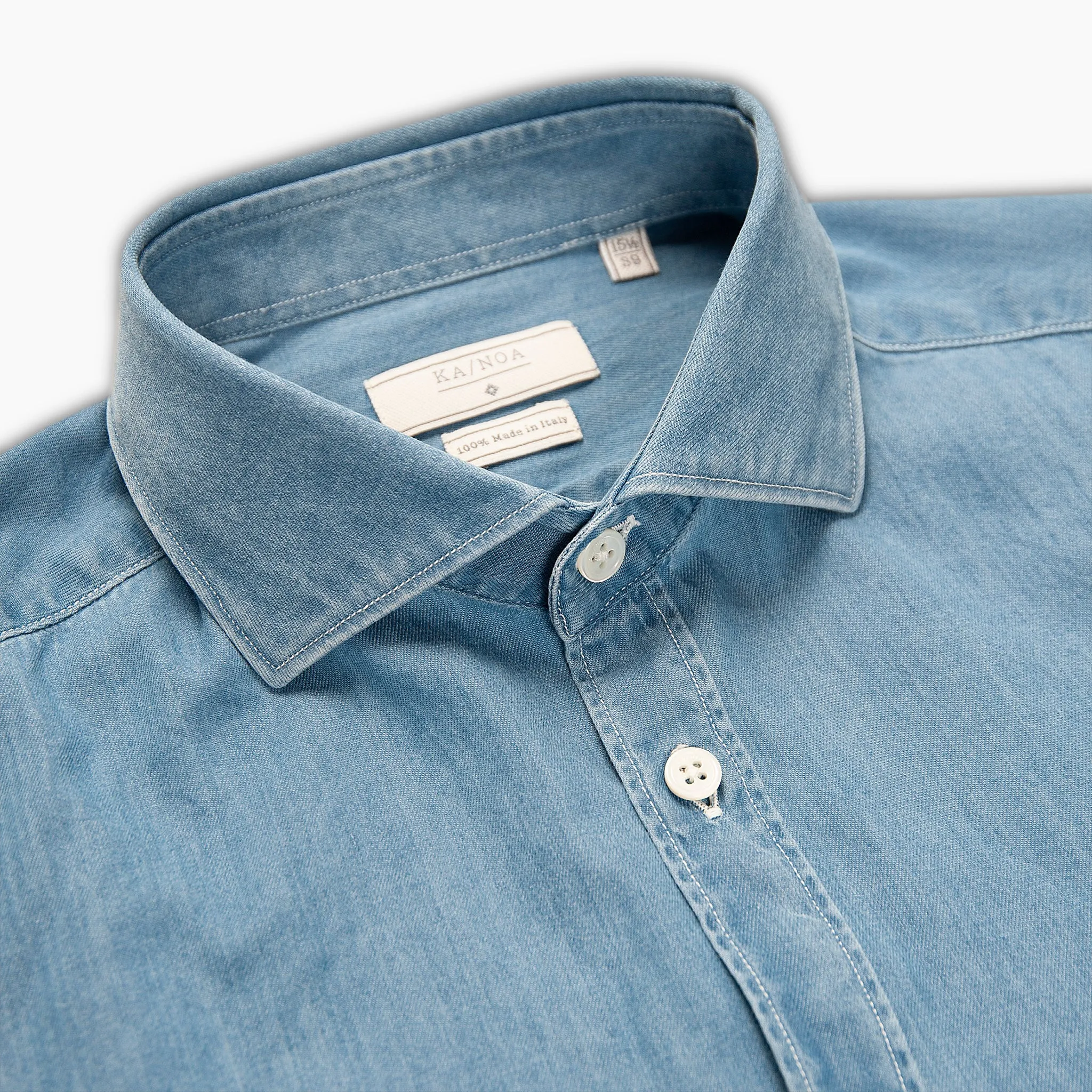 Clodoveu Shirt in Denim bleached