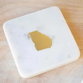 Coaster Georgia Brass on Marble