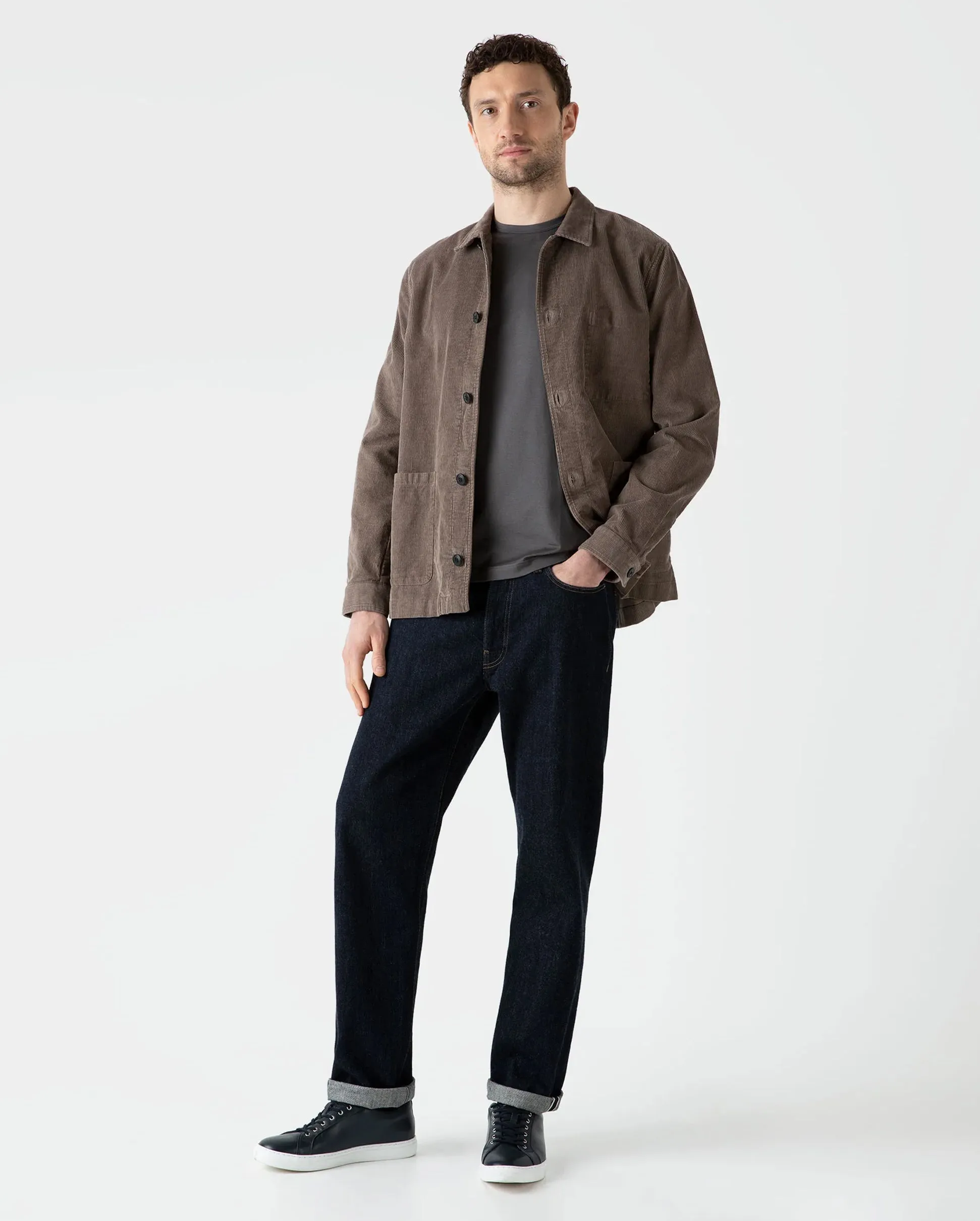 CORD TWIN POCKET JACKET / CEDAR