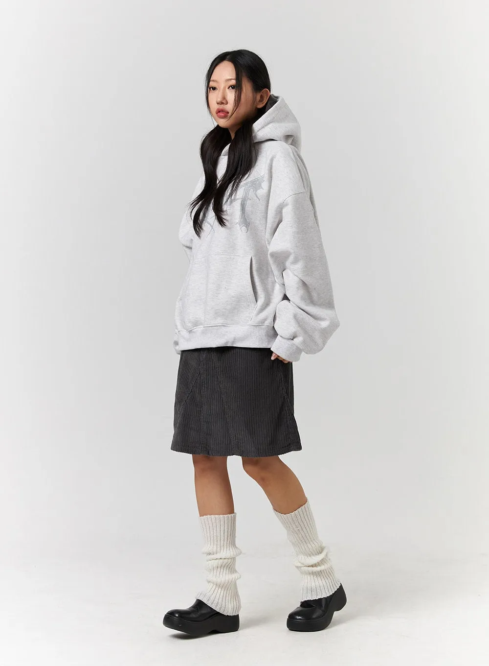 Cozy Graphic Oversized Hoodie CD328