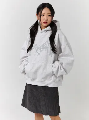 Cozy Graphic Oversized Hoodie CD328