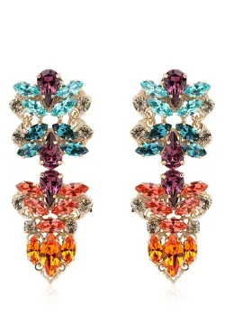 Crystal Cluster Earrings