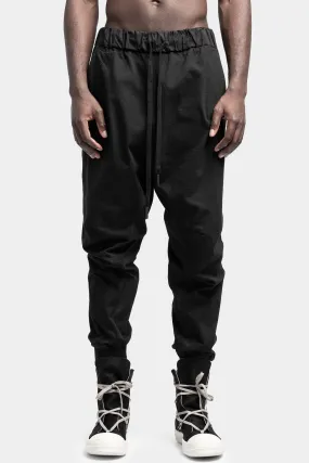 Curved knee contrast sweatpants