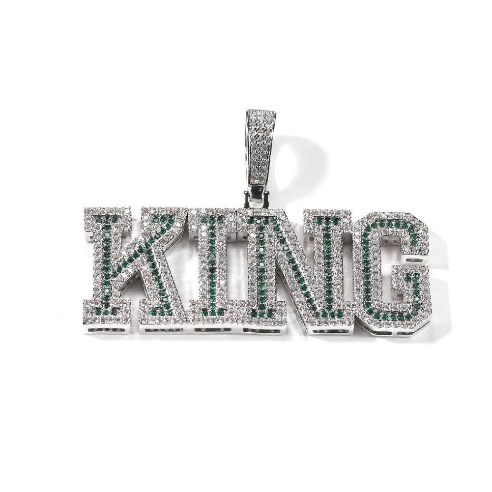 Custom Varsity Font Letter Pendant