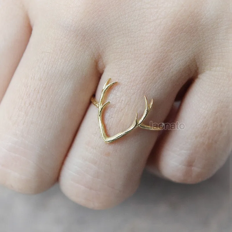 Deer Antler Ring