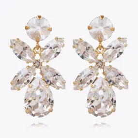 Dione Earrings / Crystal