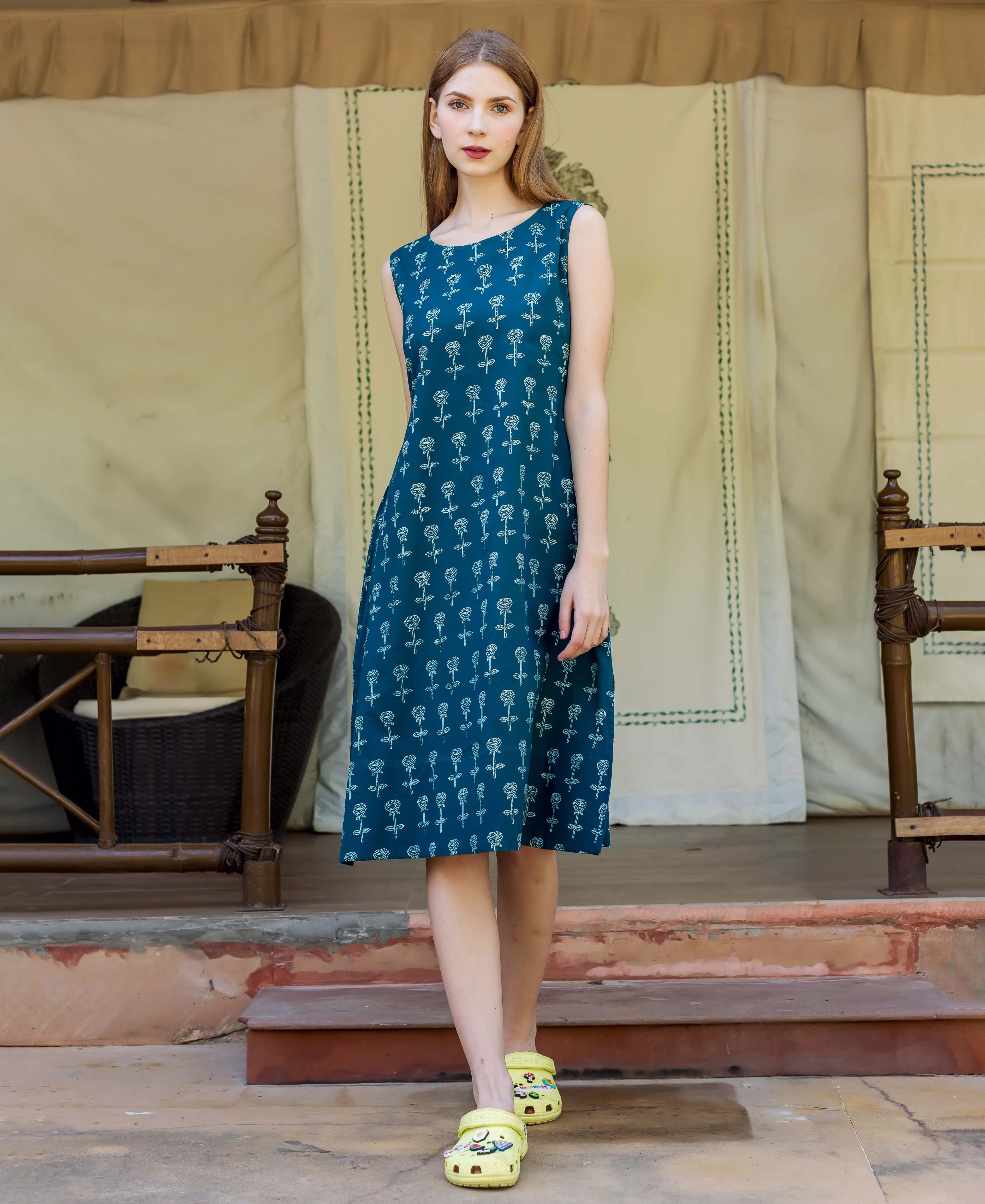 Elina A Line Dress