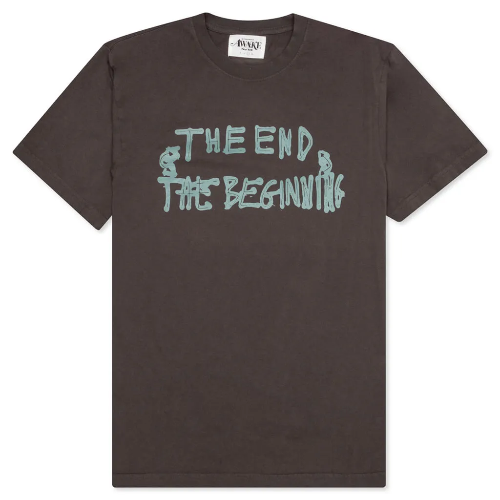 End and Beginning Short Sleeve Tee - Moss