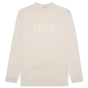 Essentials L/S Tee - Light Oatmeal