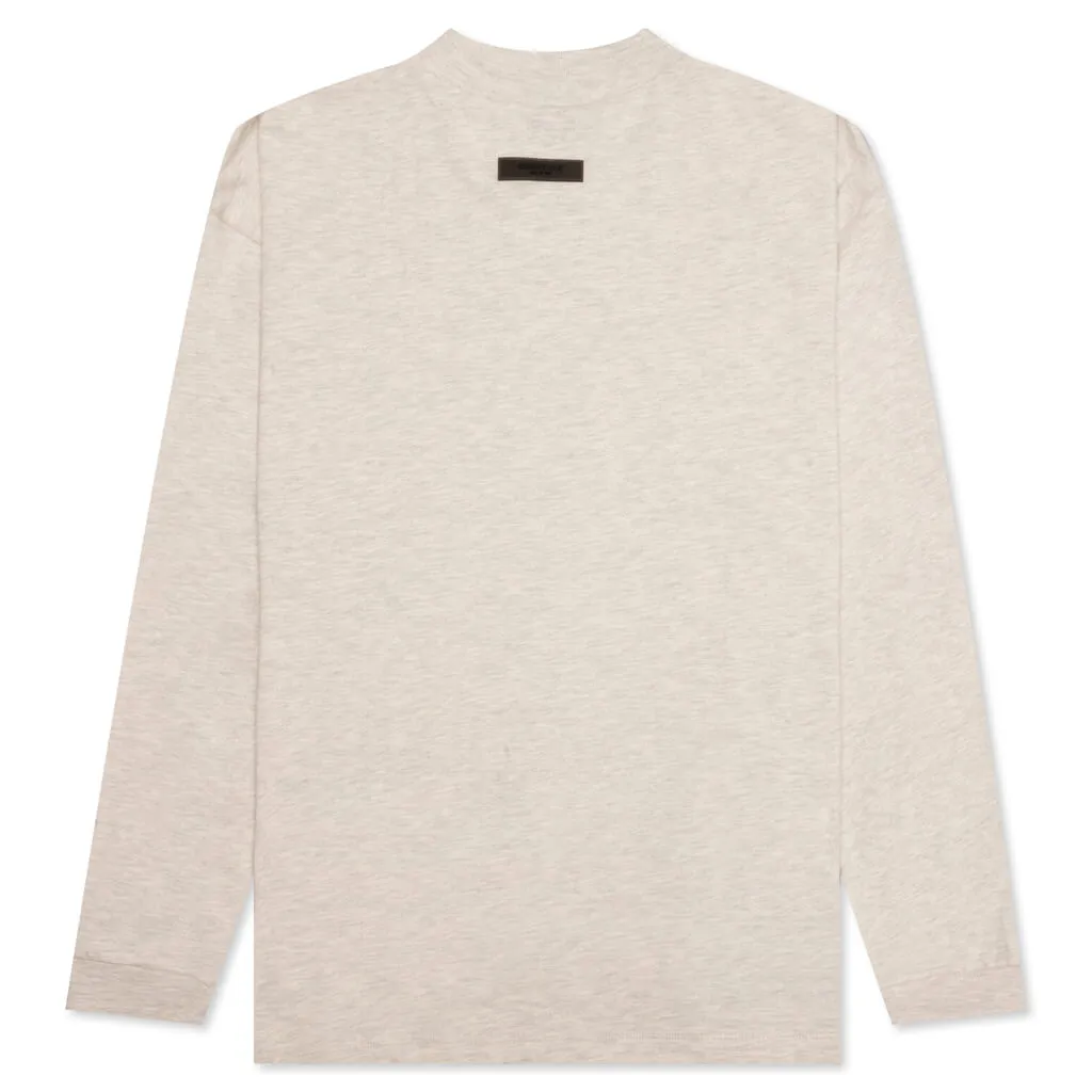 Essentials L/S Tee - Light Oatmeal