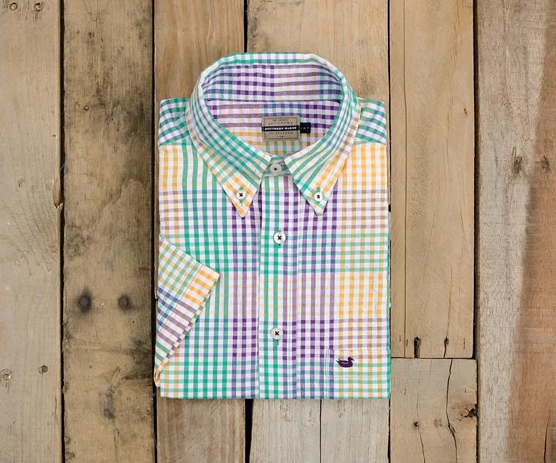 Everett Gingham Dress Shirt - Short Sleeve